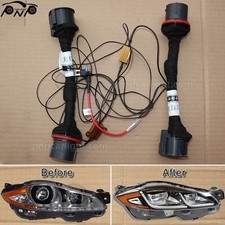 Pair for Jaguar XJ upgrade Xenon to LED Headlight Harness USA