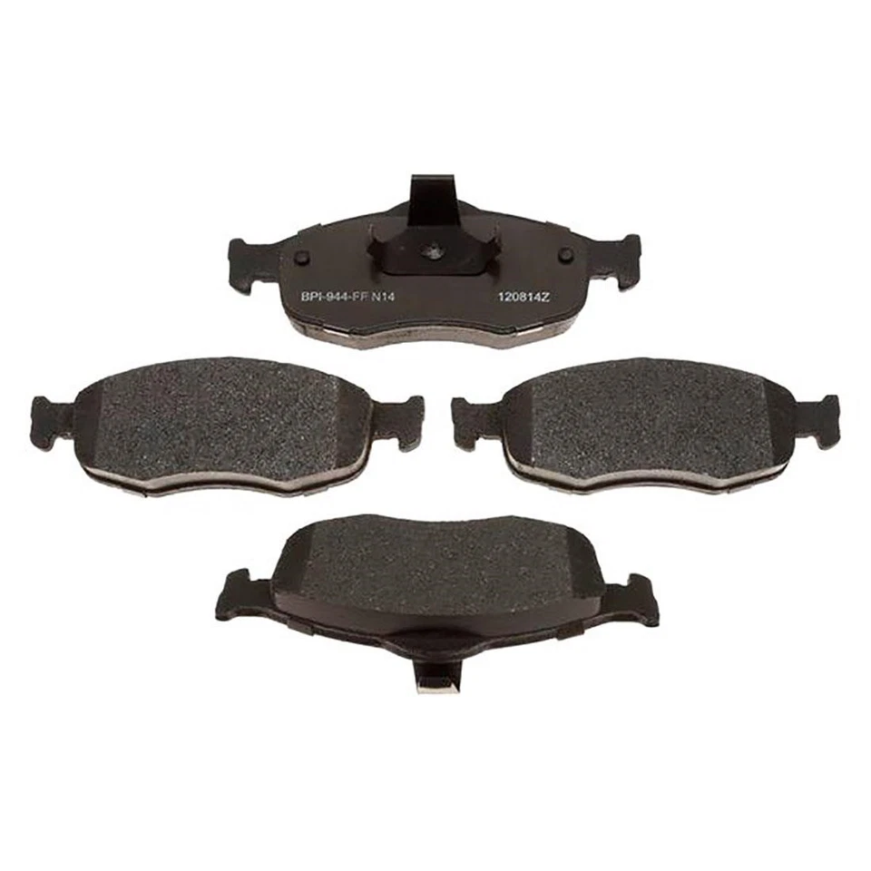 Rotores de freno delanteros + pastillas de freno metálicas y herrajes para Ford Contour 1995-1997 Foto 2 de 4