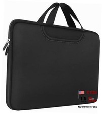 Laptop Sleeve 15.6 Inch, Durable Briefcase Handle Bag with 15.6 inch Black