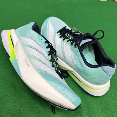 Mens 6.5 / Womens 7.5 - Adidas Adizero Boston 13 Aqua Lucid Lemon Running Shoes