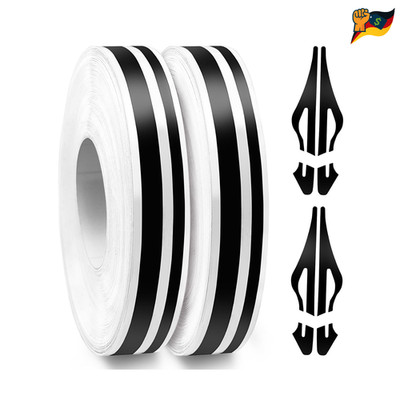 Zierstreifen Auto Motorrad Chrom Silber Selbstklebend 19,6 m 5 mm Stre