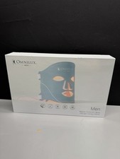 Omnilux Men LED Light Therapy Device Anti-Aging Silicone FDA-Cleared Face New