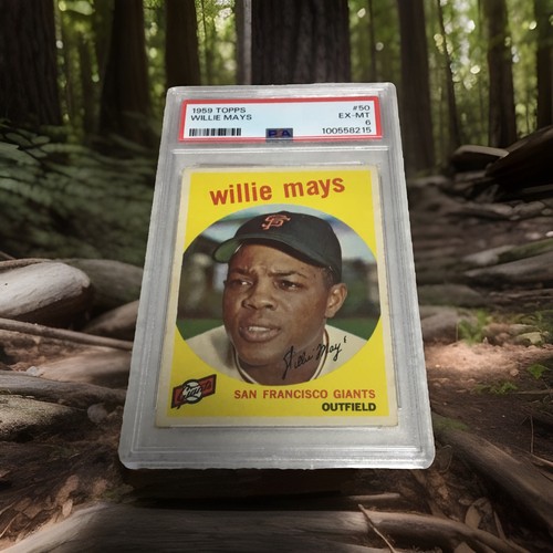 1959 Topps   #50   Willie Mays - PSA  6