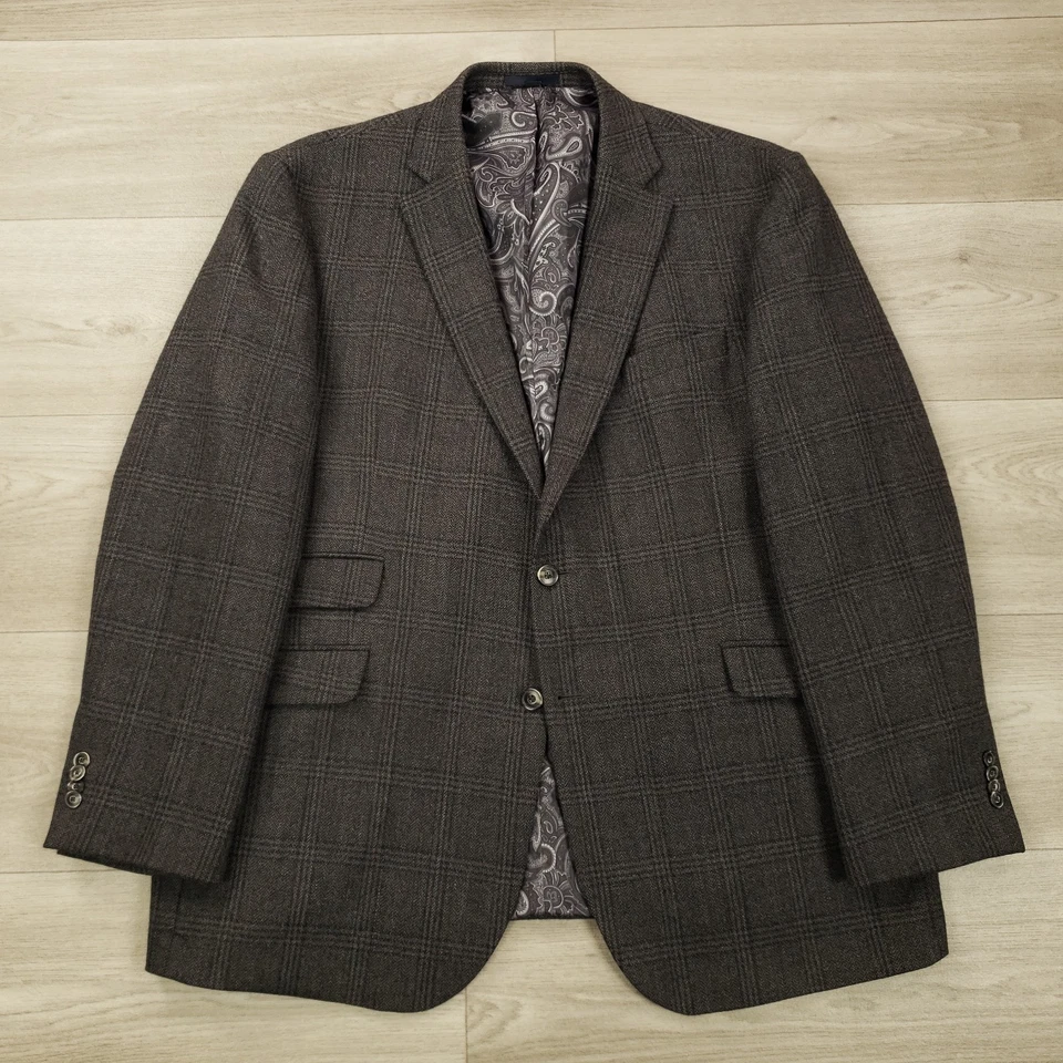 Abrigo deportivo Jos A Bank 1905 para hombre 46R ajuste a medida lana ventana 2 Btn doble ventilación Foto 2 de 4