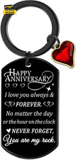 Gifts for Husband Wedding Anniversary Keychain Best Husband Gifts from Wife Best