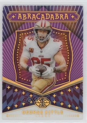 2024 Panini Illusions Abracadabra Purple 34/50 George Kittle #18 0u2j