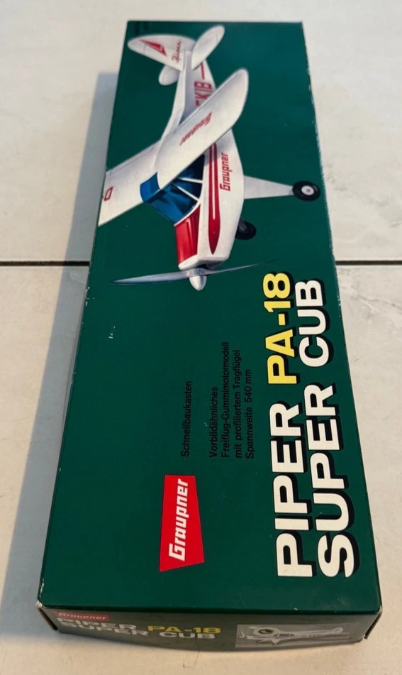 Graupner Piper PA 18 Super Cub Flugzeug Bausatz Schnellbaukasten 4423 Vintage - Bild 4 von 4