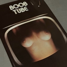 Vintage “BOOB TUBE” Topless 1979 Retro Pinup Poster | Texas Graphics | 20” x 28”