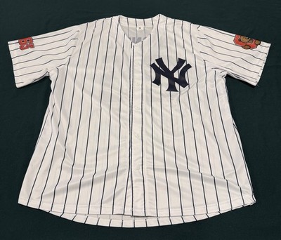 New York Yankees Pinstripe Giveaway Cornell Alumni Day 1865 Jersey, Size Medium