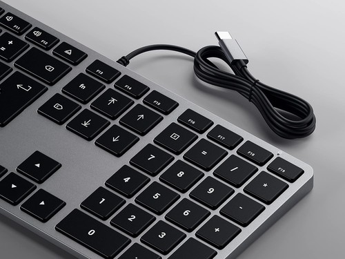 Satechi Slim W3 Wired Keyboard German (QWERTZ) - Picture 3 of 6