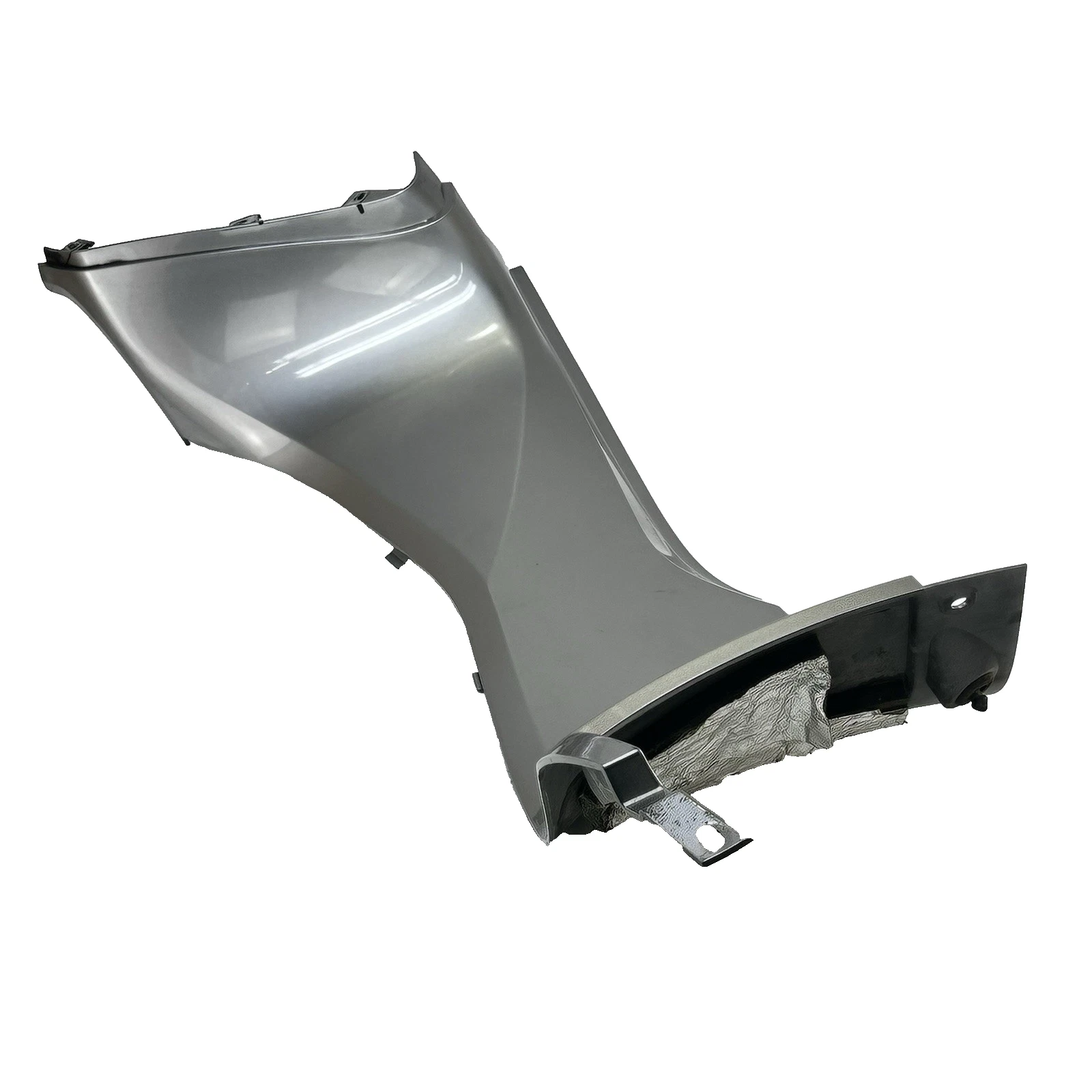 2012 CAN-AM SPYDER RT-S SE5 RIGHT SIDE FAIRING BODY LATERAL PANEL SILVER PLASTIC