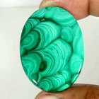 104.80Cts Natural Malachite Oval Cabochon loose Gemstone