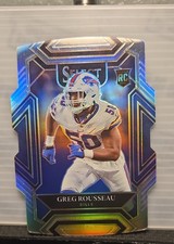 2021 Panini Select - Club Level Greg Rousseau #288 Silver Prizm Die-Cut (RC)