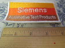 Vtg. Siemens Automotive Test Products Embroidered Patch
