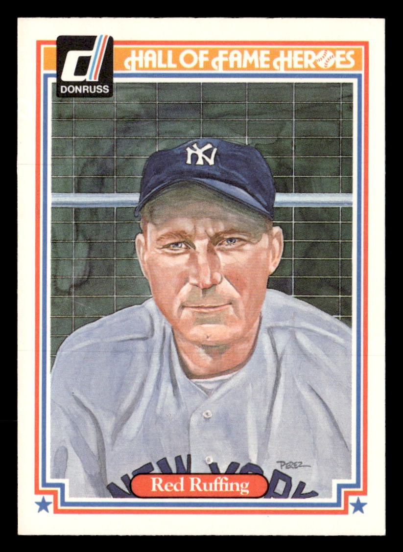 1983 Donruss Hall of Fame Heroes #31 Red Ruffing