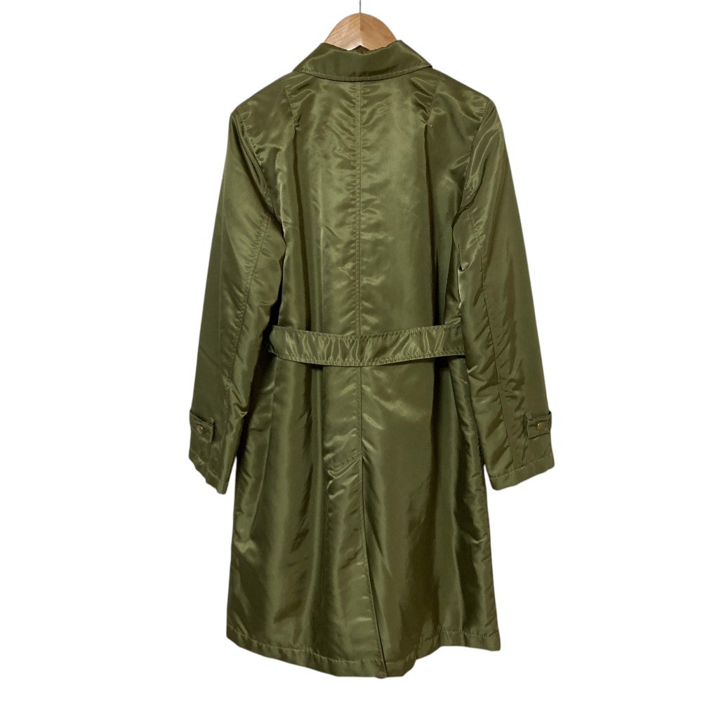 MACKINTOSH PHILOSOPHY Nylon Padded Trench Coat, Size 38, Khaki