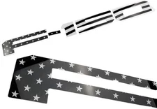 Compatible Tailgate Letters for 2021–2025 F150 – 3D Black Flag Emblem ……