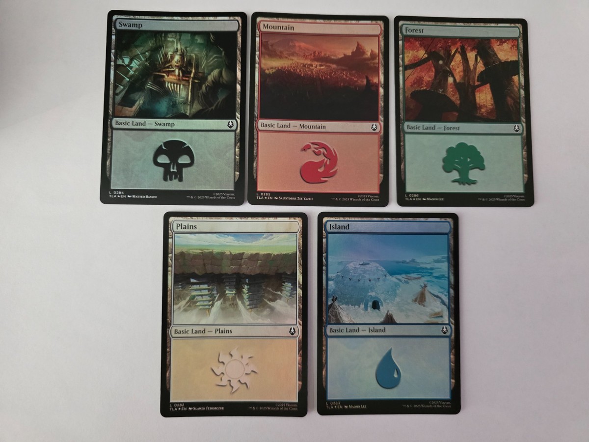 Basic Land Set FOIL - MTG Avatar: The Last Airbender TLA | eBay