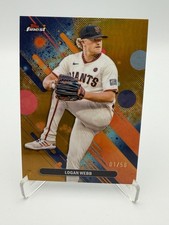2025 Topps Finest Common Gold Logan Webb 1/50 San Francisco Giants