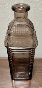 Vintage Berring's Apple Bitters Philadelphia 9.25 Purple Bottle Wheaton Glass NJ