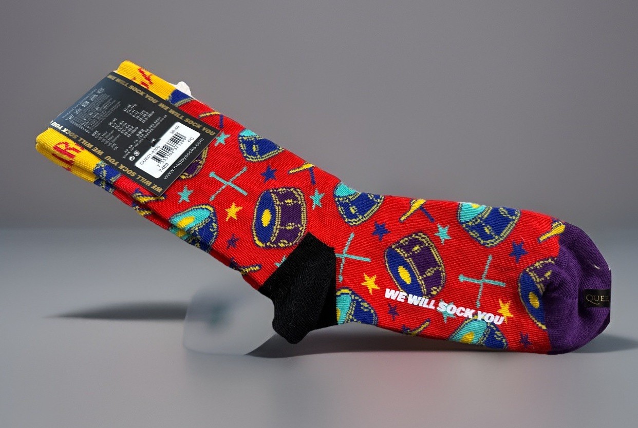 Happy Socks Queen We Will Rock You Radio Ga Ga Limited Edition UK 4-7 Men Women