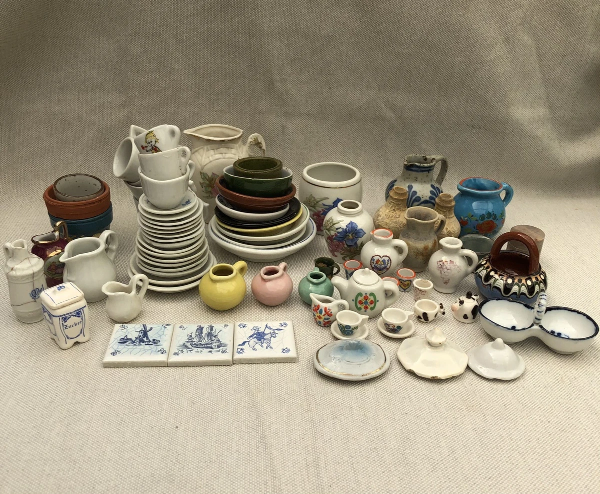 Assiette à pâtisserie Miniature pour maison de poupée, jouet pour fille