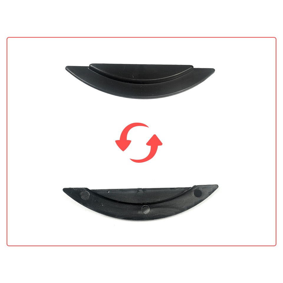 Black Badgeless Front Grill Grille+Hood Notch Filler For 9905 VW Jetta