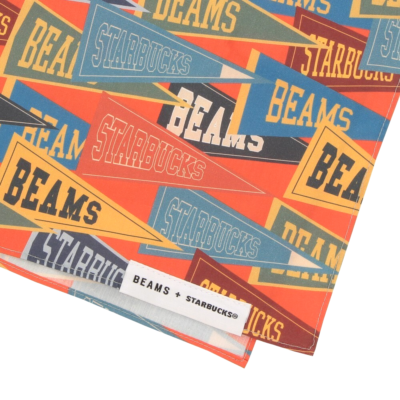 Starbucks x BEAMS Collaboration Bandana Pennant Design