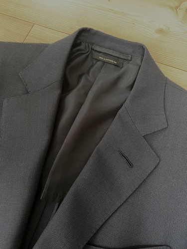 TOM FORD single tailored jacket in navy, size 48 wool, mohair - Imagen 5 de 9