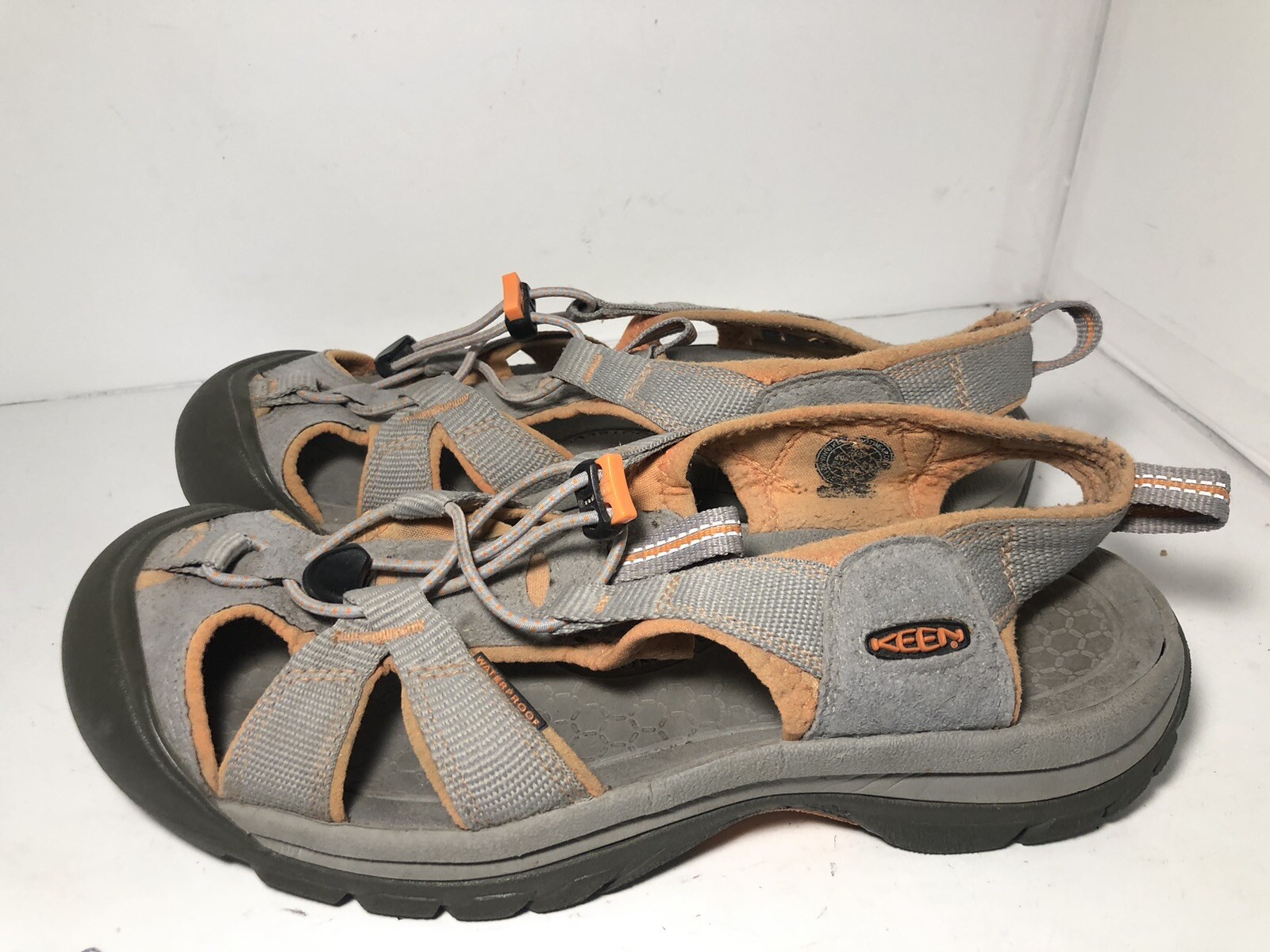 Scarpe sandali acqua Keen Venice grigio arancione donna 9 5