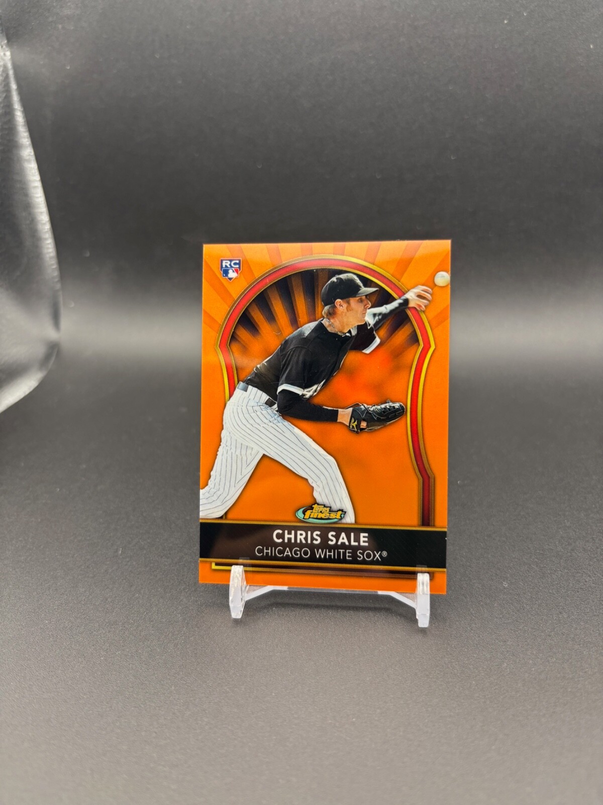 2011 Topps Finest - Chris Sale #80 Orange Refractor /99 (RC)