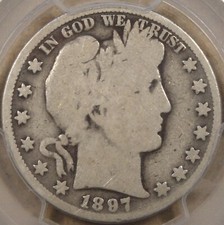 1897-O Barber Half Dollar 50c PCGS Certified G4