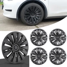 19'' Hubcap For 2020-2024 Tesla Model Y Wheel Cover Full Wheel Trim Hubcaps 