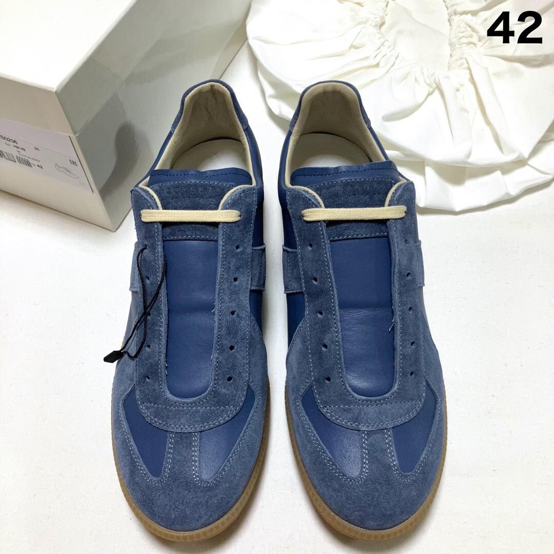 靴 Maison Margiela Replica German Trainer Maison Martin Margela German Army Trainers Replica Red eu 44