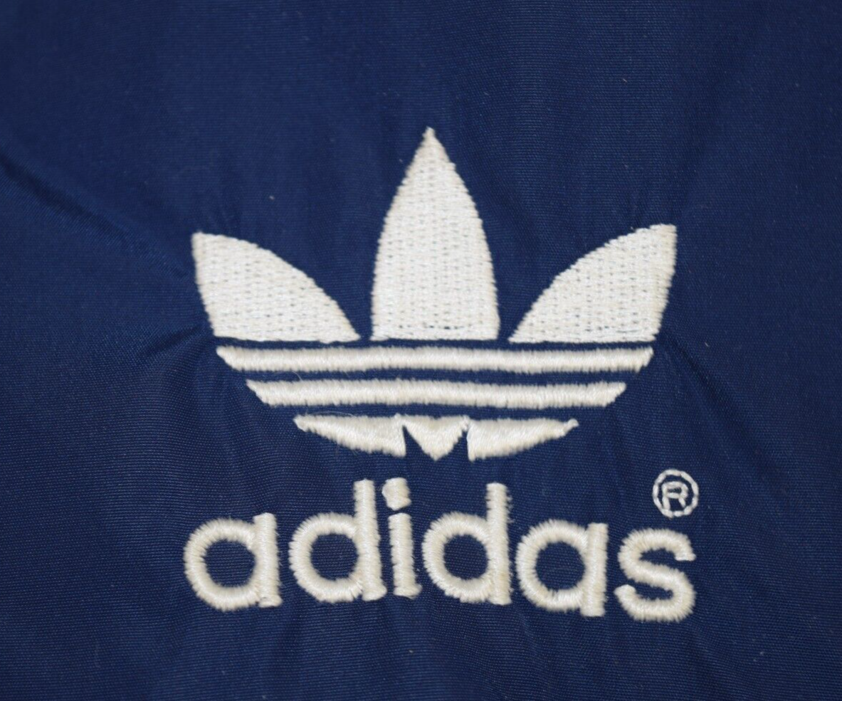 Vintage adidas Reversible Jacket Size L/LX 80s Blue White