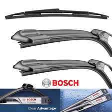 Set of 3 Bosch Wiper Blades Left  + Right + REAR  FOR 2010 + 2015  Toyota Prius