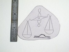 vtg 1960s 1970s Tattoo acetate stencil Zodiac signs Libra Scales ZOD2