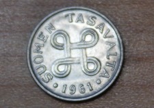 1961 Finland 1 Markka 