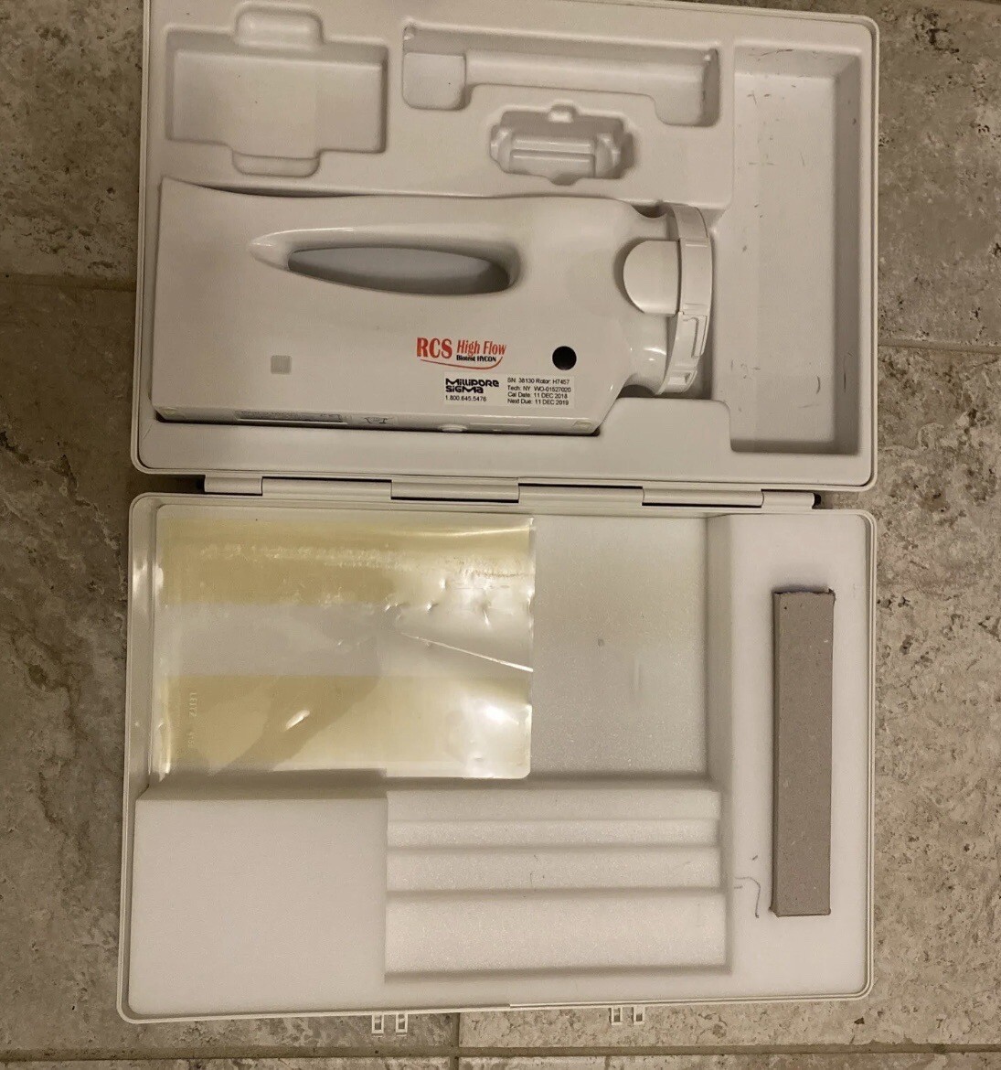 Biotest Hycon RCS High Flow Air Sampler 940216 w/ Case & Battery FOR ...