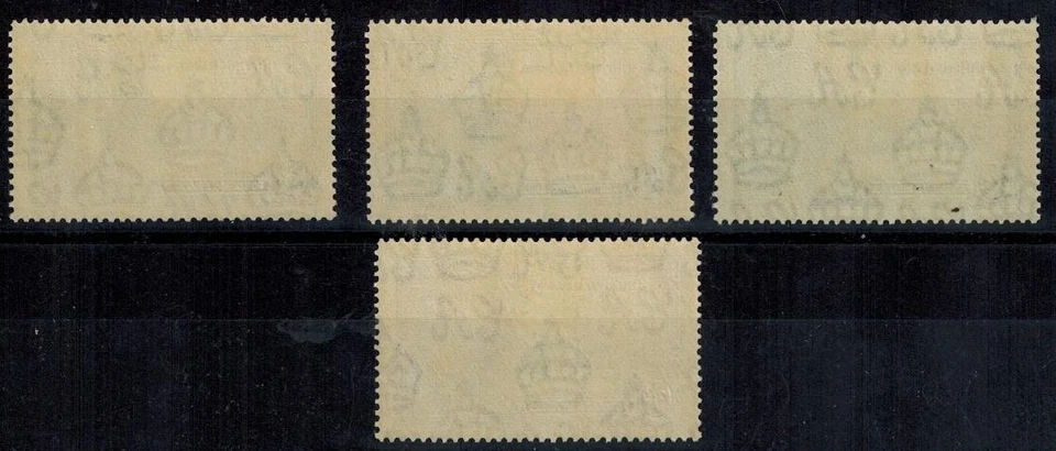 Guayana Británica 1935 Rey Jorge V Jubileo de Plata SG 301-304 2-24C MVLH Gema Foto 2 de 2