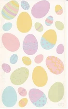 Mrs. Grossman's Giant Stickers - Vellum Easter Eggs - Decorated Egg - 2 Strips