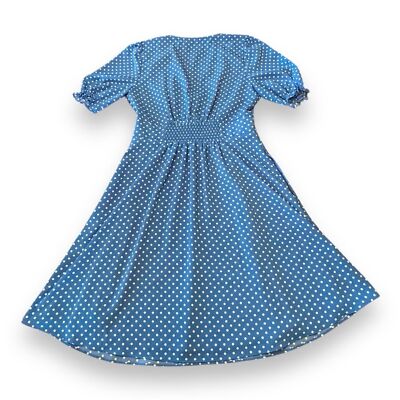 kate blue polka dot dress Spade New York Tea Garden Fit And Flare Dot Women's 2 Kadyn, Chest of Drawer, no-returns:2026-02-13_2026-02-16 Taglia:42 Sweet and effortlessly chic
