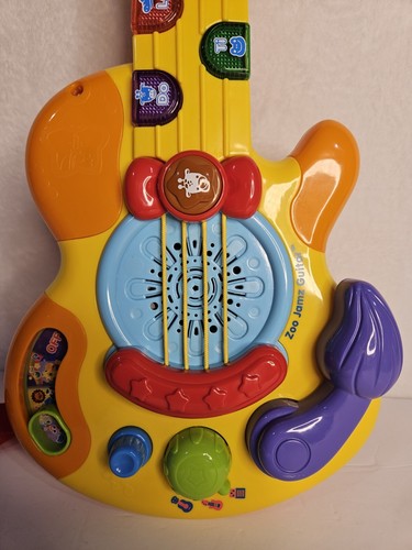 Vtech Zoo Jamz Toddler Learning Guitar Giraffe Light Musical Animal Sounds - Picture 3 of 4