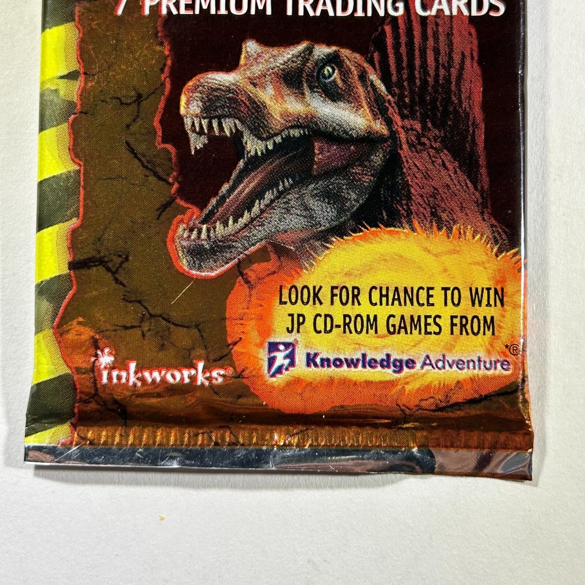 1) Jurassic Park III 3D Premium Trading Card Pack - Single Pack