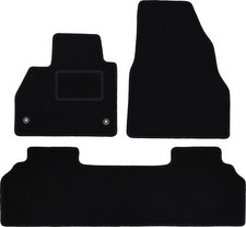 Schwarze Velours-Fußmatten für: Mercedes Citan Kombi (2012-) Schwarze Velours-Fußmatten für: Mercedes Citan Kombi (2012-)