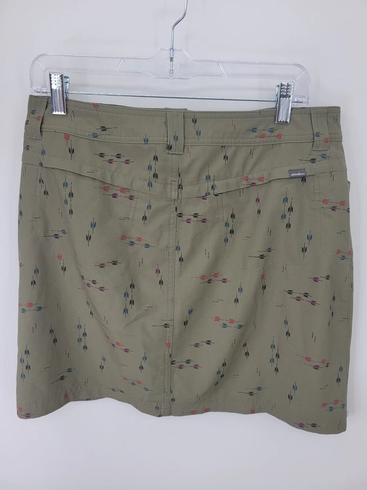 Eddie Bauer Skort Mujer 8 Verde Azteca Suroeste Falda Pantalones Cortos Exterior Informal Foto 2 de 4