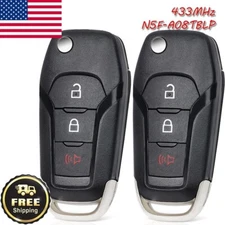 2X Flip Remote Key Fob 434MHz N5F-A08TBLP 164-R8334 for 2023 2024 Ford F Series