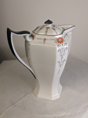 Shelley China - Daisy (11497) Queen Anne - Coffee / Hot Water Pot, c. 1925-1940 - Picture 2 of 19