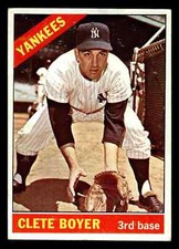 1966 Topps Clete Boyer #9 - New York Yankees