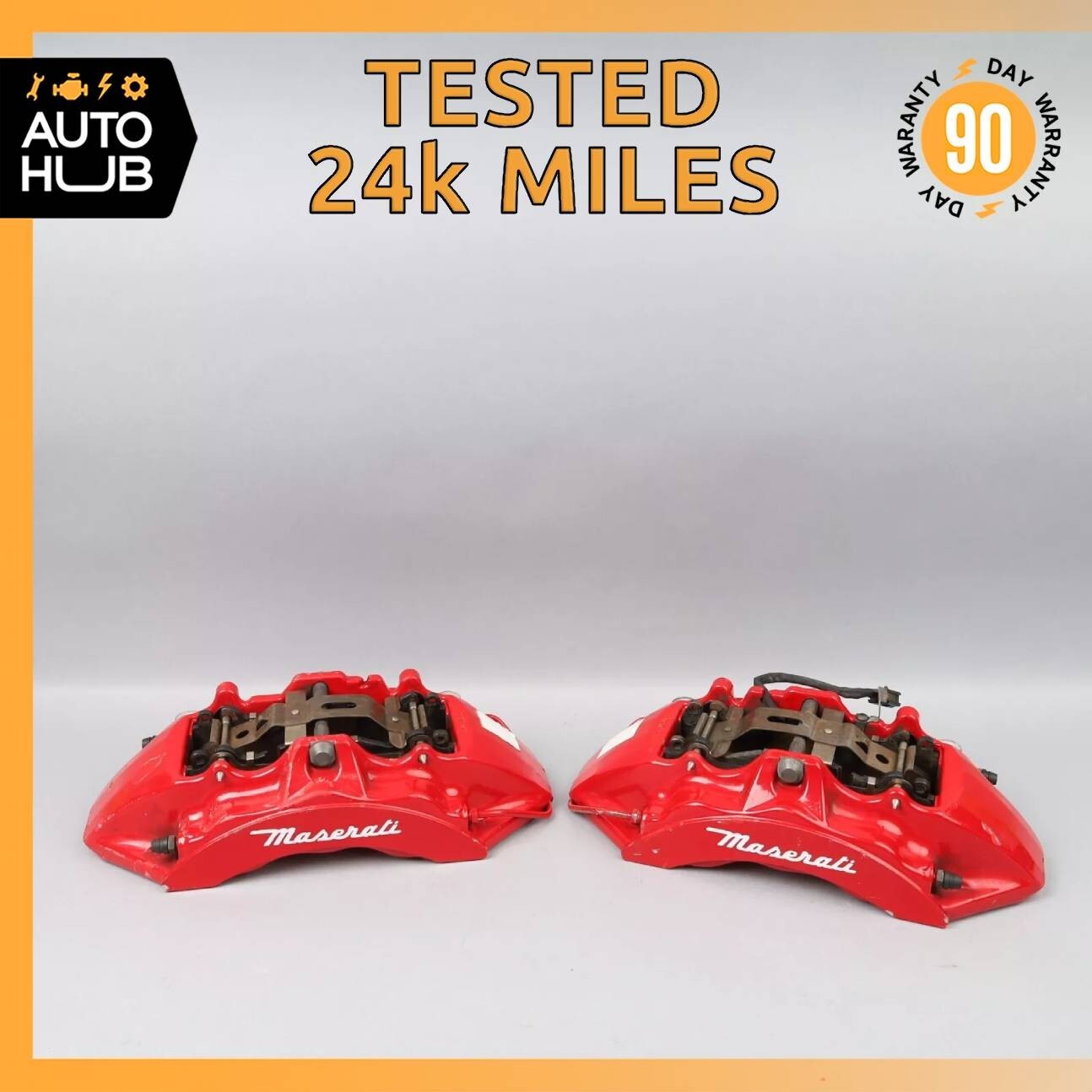 14-22 Maserati Quattroporte M156 GTS Front Left & Right Brake Caliper Set OEM